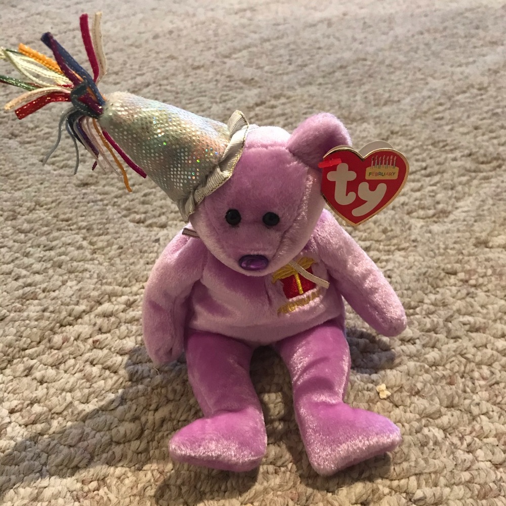 Ty Beanie Baby February Bear